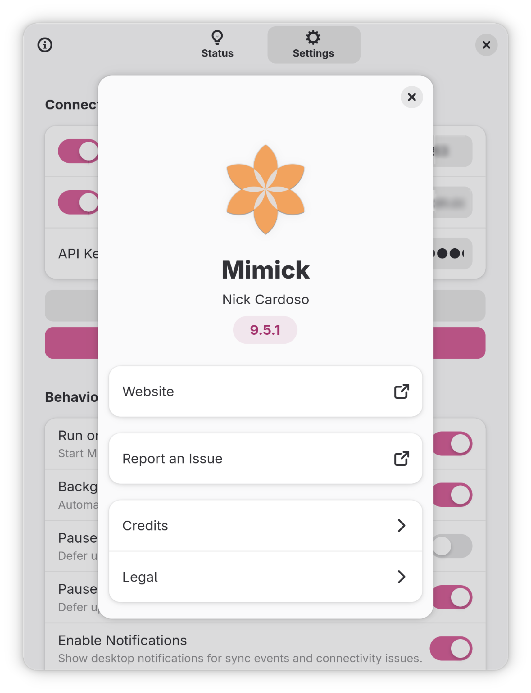 About Mimick