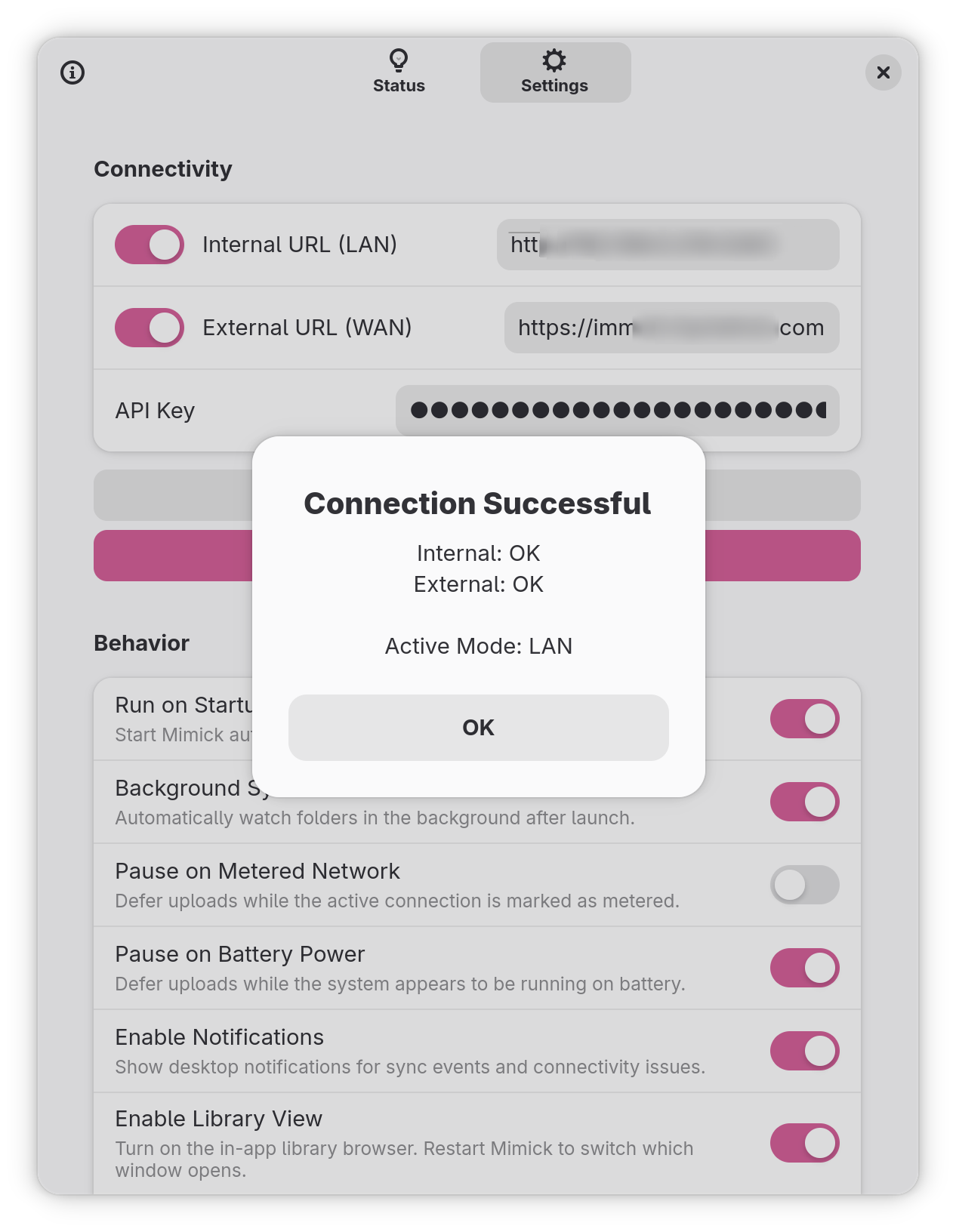 Connection Successful